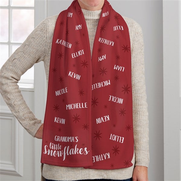 My Little Snowflakes Personalized Women's Scarf  - 40560