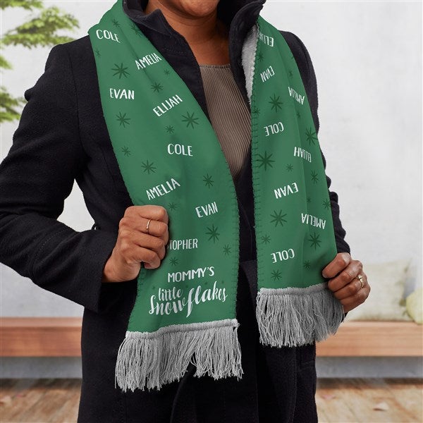 My Little Snowflakes Personalized Women's Scarf  - 40560