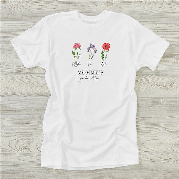 Personalized Ladies Shirts - Birth Month Flower  - 40629