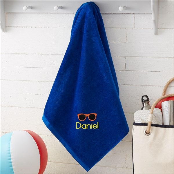 Embroidered Beach Towels - Beach Fun - 40650