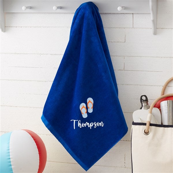 Embroidered Beach Towels Beach Fun
