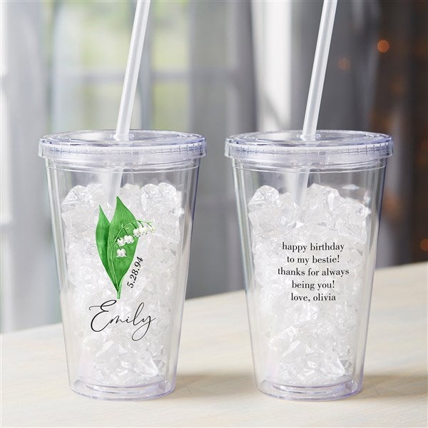 Celebrate It 19oz. Stainless Steel Tumbler with Straw