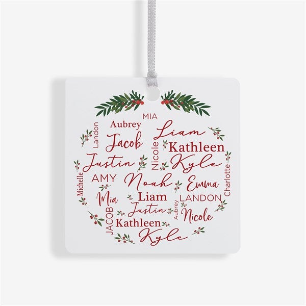 Merry Family Personalized Ornament  - 40673