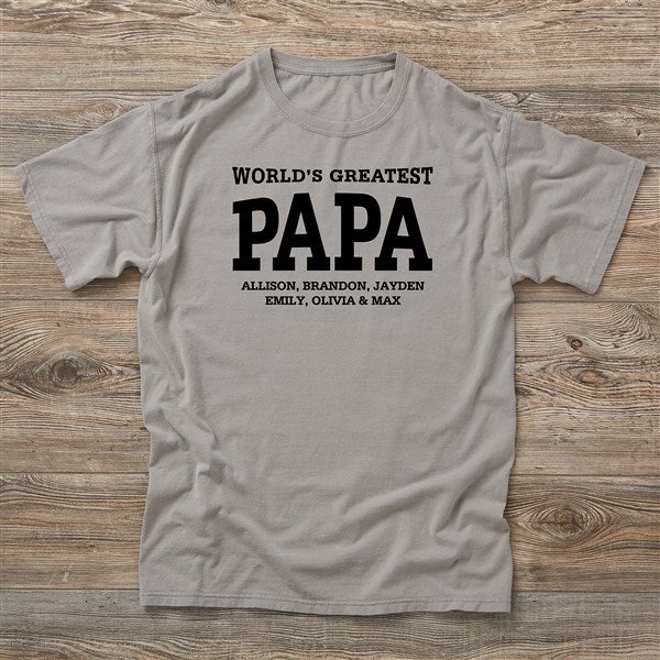 Personalized Men's Shirts - World's Greatest Dad - 40699