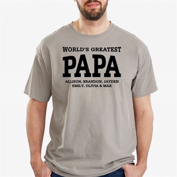 Personalized Men's Shirts - World's Greatest Dad - 40699