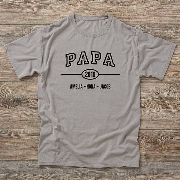 Personalized Men's Shirts - Daddy Established - 40703