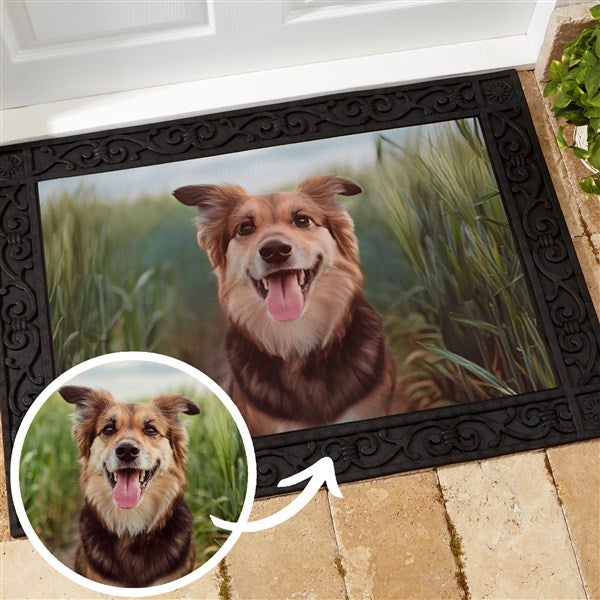 Cartoon Yourself Personalized Photo Doormat Cartoon Yourself Personalized Photo Doormat