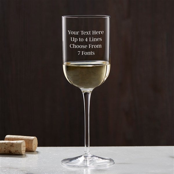 Engraved Message Luigi Bormioli® Sublime Wine Glass  - 40717