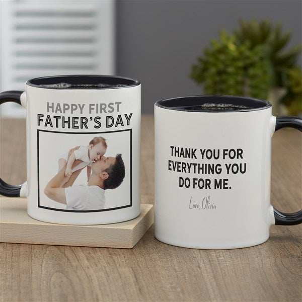 First Father's Day Personalized Coffee Mug  - 40725