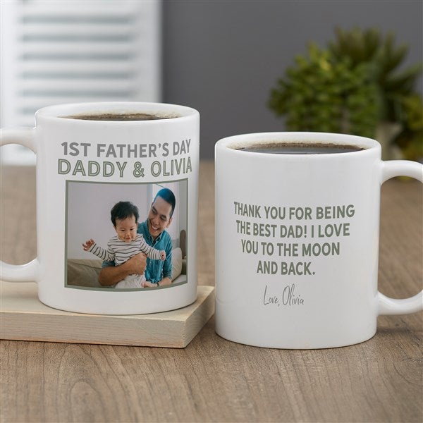 First Father's Day Personalized Coffee Mug  - 40725