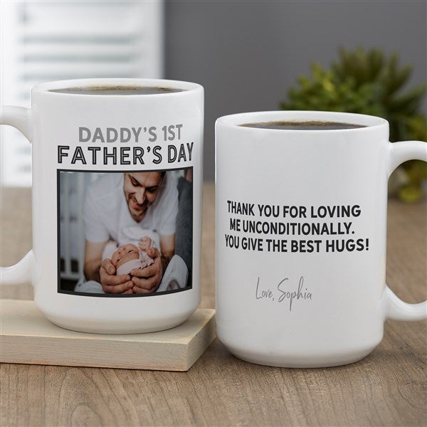 First Father's Day Personalized Coffee Mug  - 40725