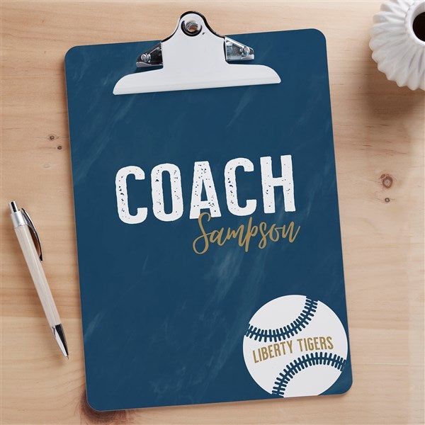 Thanks Coach Personalized Clipboard  - 40852