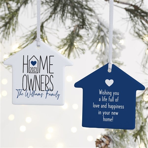 Home Owners Personalized House Ornament - 40856