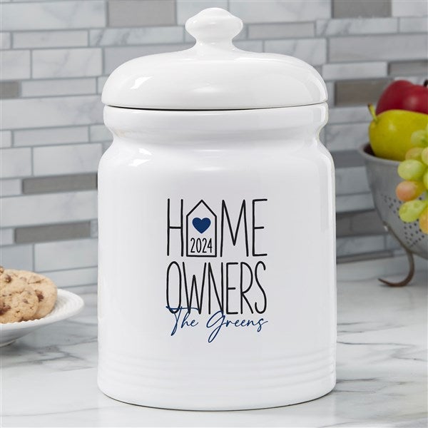 Home Owners Personalized Cookie Jar  - 40865