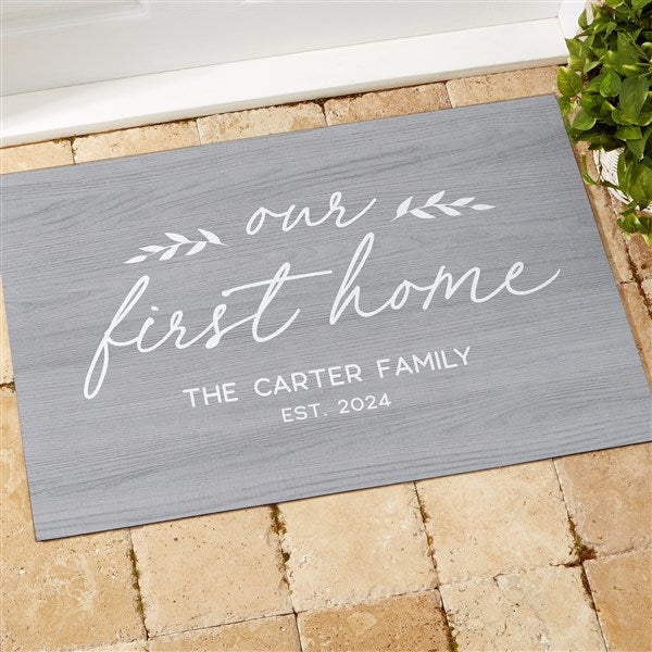 Welcome To Our First Home Doormat | VictoryStore