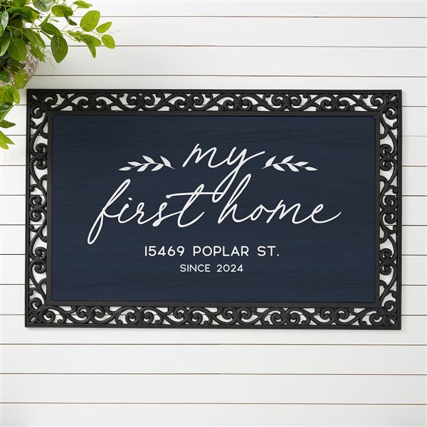 Our First Home Personalized Doormat - 40887