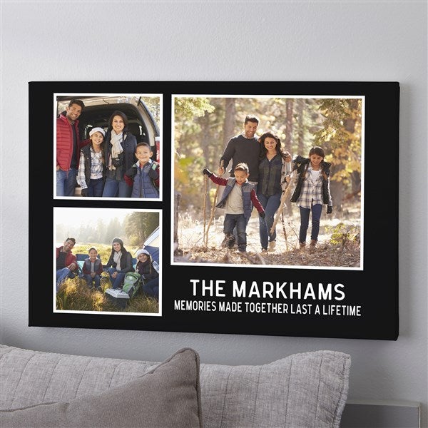 Photo Perfect Personalized 3 Photo Canvas Prints  - 40894