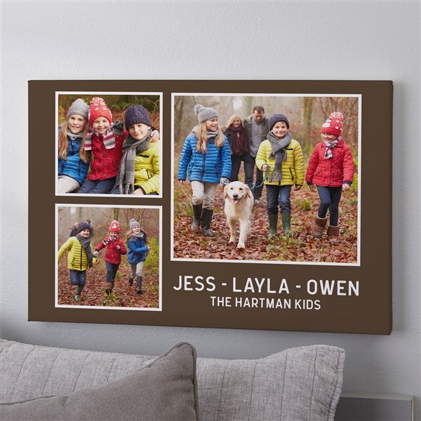 Photo Perfect Personalized 3 Photo Canvas Prints  - 40894