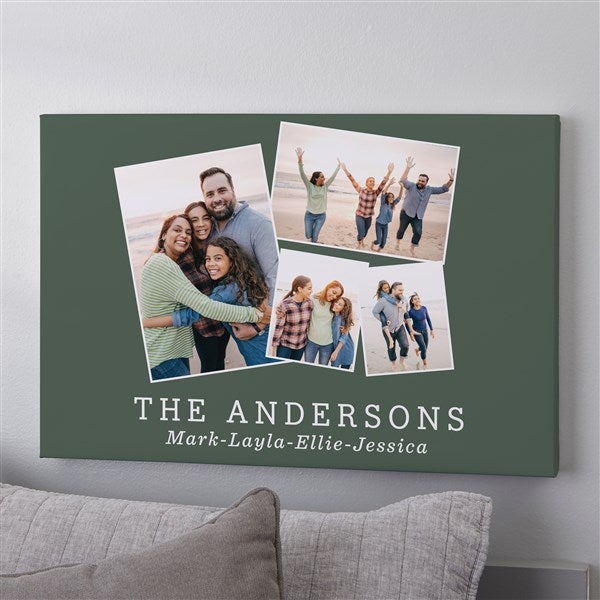 Photo Perfect Personalized 4 Photo Canvas Prints  - 40897