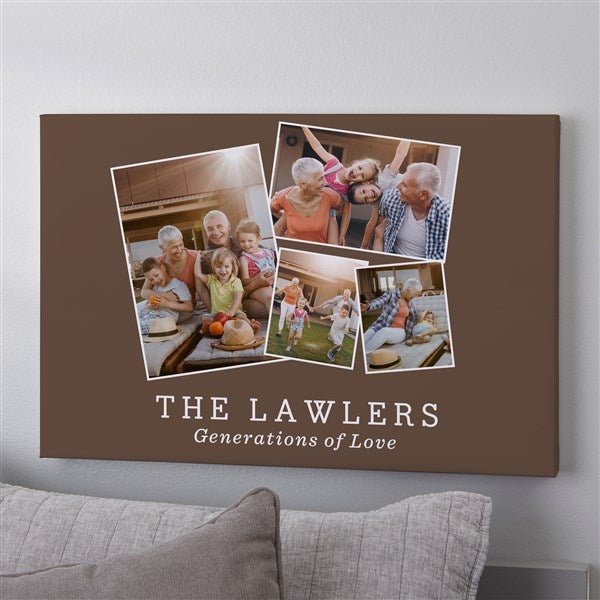 Photo Perfect Personalized 4 Photo Canvas Prints  - 40897