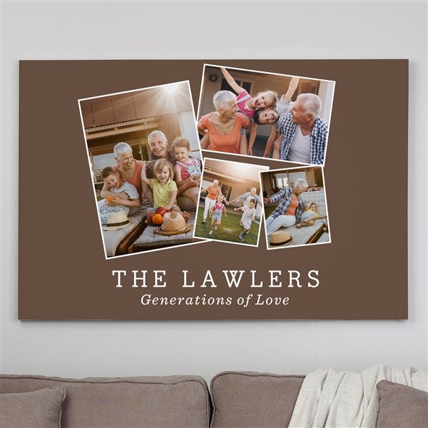 Photo Perfect Personalized 4 Photo Canvas Prints  - 40897