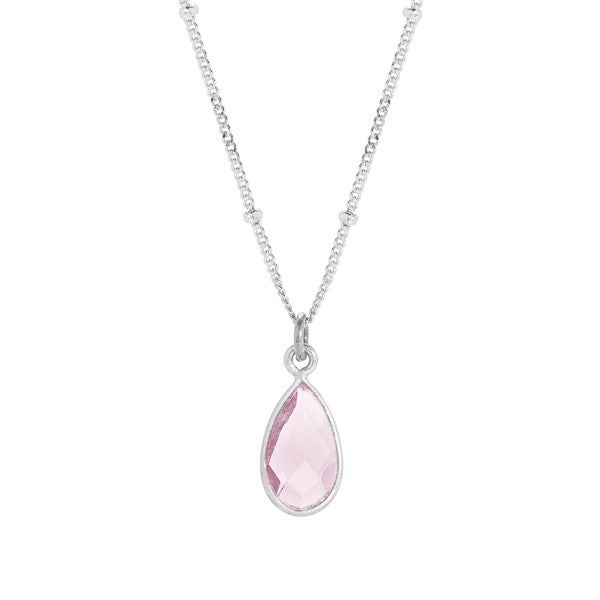 Teardrop Birthstone Necklaces - 40901D