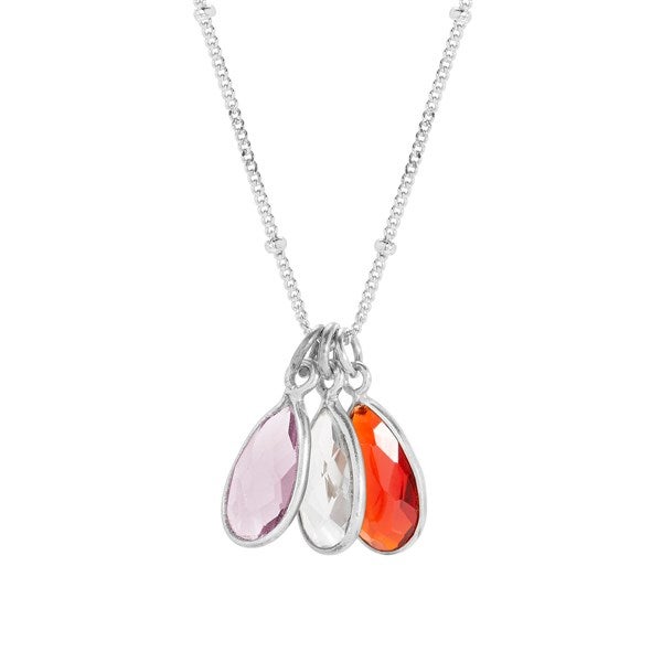 Teardrop Birthstone Necklaces - 40901D