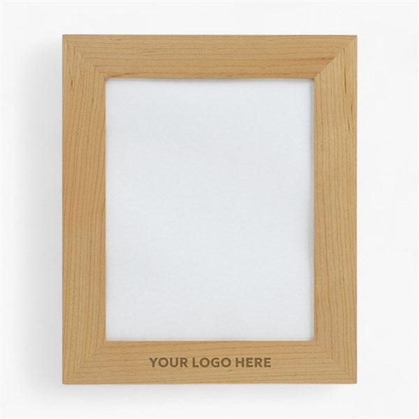 Personalized Logo Wood Frame- 8 x 10  - 40924