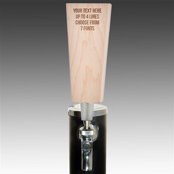 Engraved Message Beer Tap Handle  - 40974