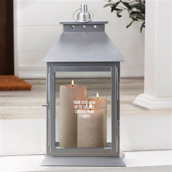 Engraved Message Decorative Candle Lantern  - 40982