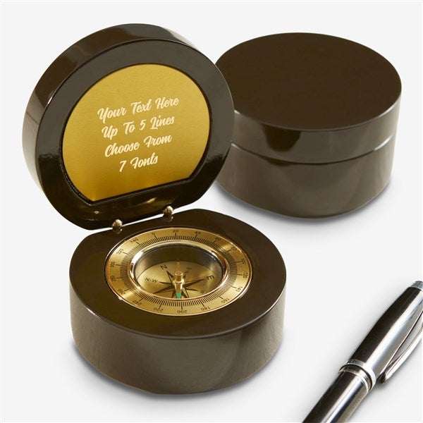Engraved Message Navigator Compass  - 40985