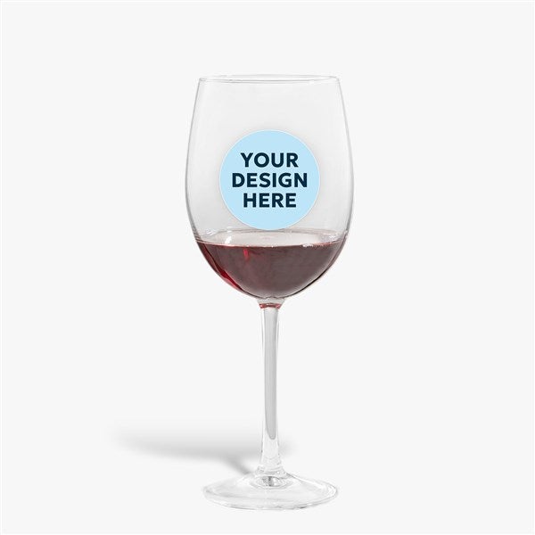 Personalized Logo Printed Red Wine Glass  - 41014