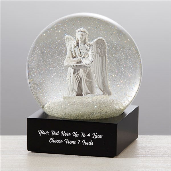 Engraved Angel Snow Globe by CoolSnowGlobes - 41017