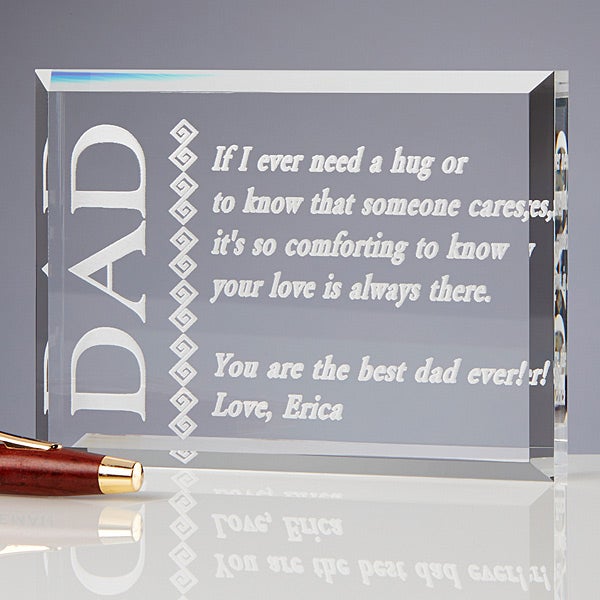Personalized Dad Sculpture Gift - Father Like No Other Design - 4105