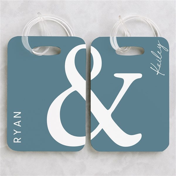 You & I Forever Personalized Luggage Tag 2 Pc Set  - 41059