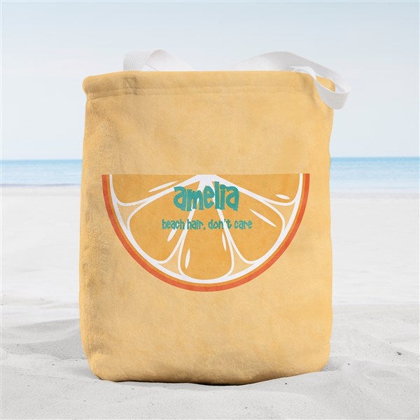 Slice of Summer Personalized Terry Cloth Beach Bag  - 41113