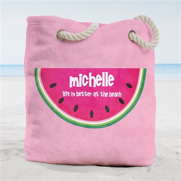 Slice of Summer Personalized Terry Cloth Beach Bag  - 41113