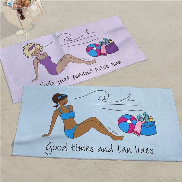 philoSophie's® Summer Personalized Beach Towel  - 41116