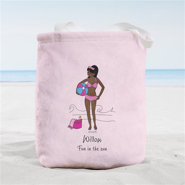 philoSophie's® Summer Personalized Terry Cloth Beach Bag  - 41117