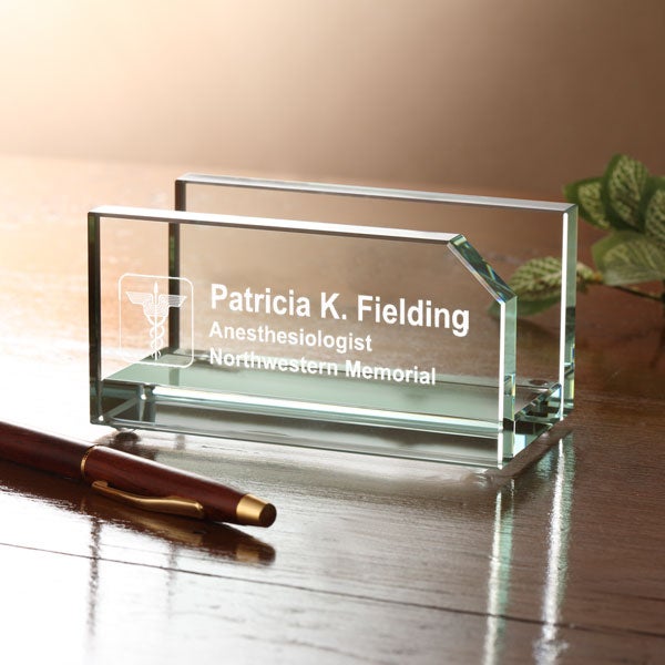 Personalized Business Card Holder - Medical Design - 4114