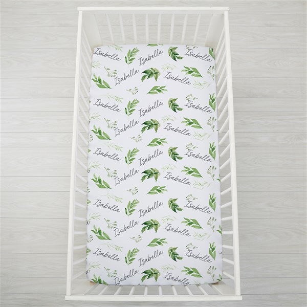 Botanical Baby Personalized Crib Sheet  - 41271