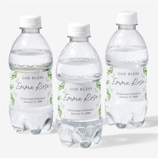 Botanical Baby Personalized Water Bottle Labels  - 41273