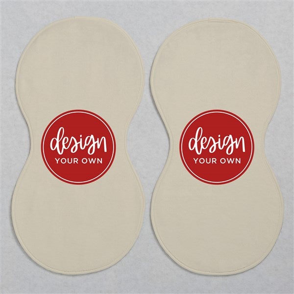 Design Your Own Personalized Burp Cloths - Set of 2 - 41345