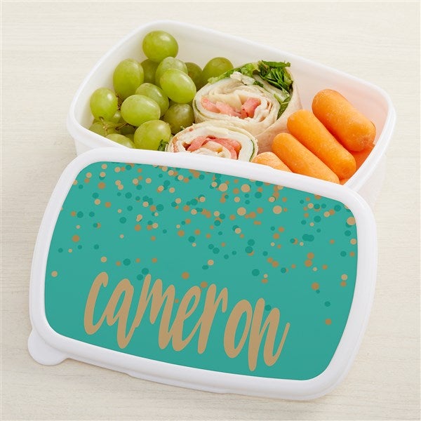 Sparkling Name Personalized Lunch Box