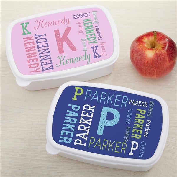 Repeating Name Personalized Lunch Box  - 41352