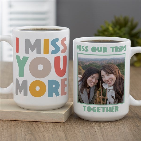 I Miss You Personalized Coffee Mugs - 41389