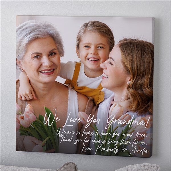 Photo Expression For Her Personalized Photo Canvas Prints - 41406