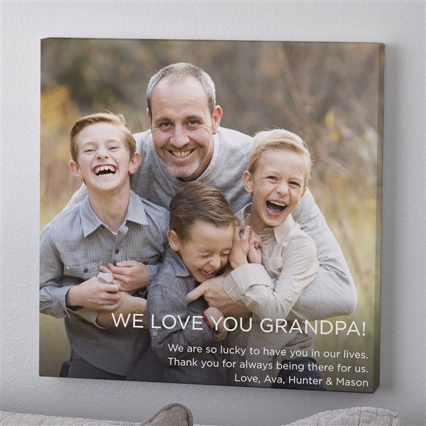 Photo Expression For Him Personalized Canvas Prints - 41420