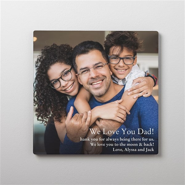 Photo Expression For Him Personalized Photo Tile - 41422