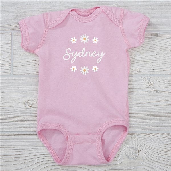 Retro Daisy Personalized Baby Clothing  - 41445